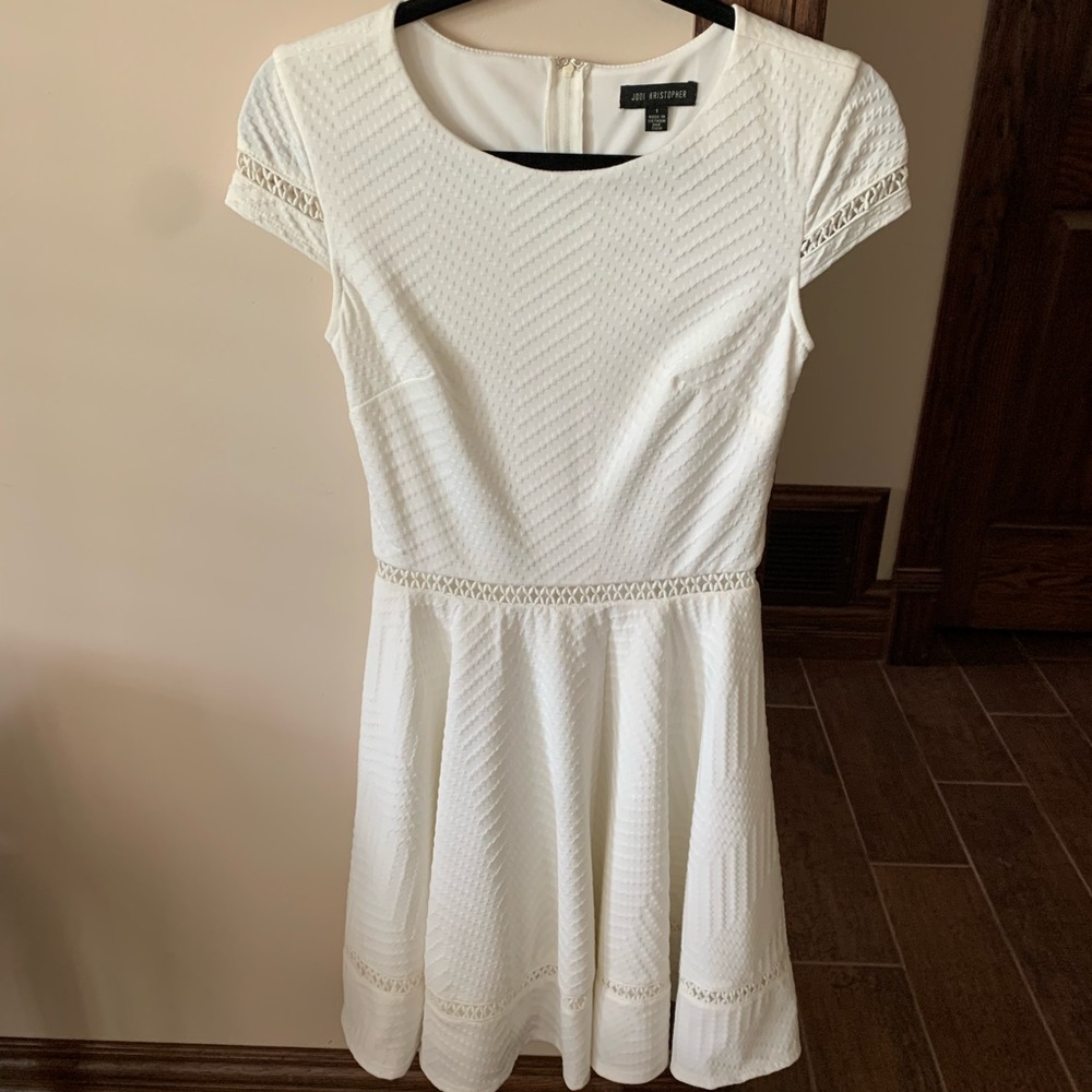 Semi formal white dress